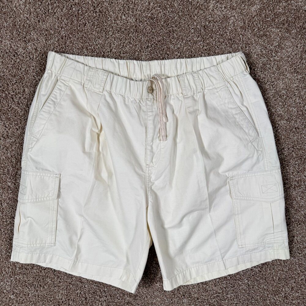 Tommy Bahama Survivor Shorts Mens 2XL Elastic Waist Drawstring Cargo RELAX